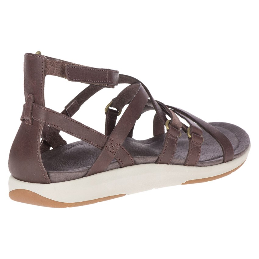 Sandales Merrell Kalari Shaw Mid Marron Foncé Femme | D.H.YOZN